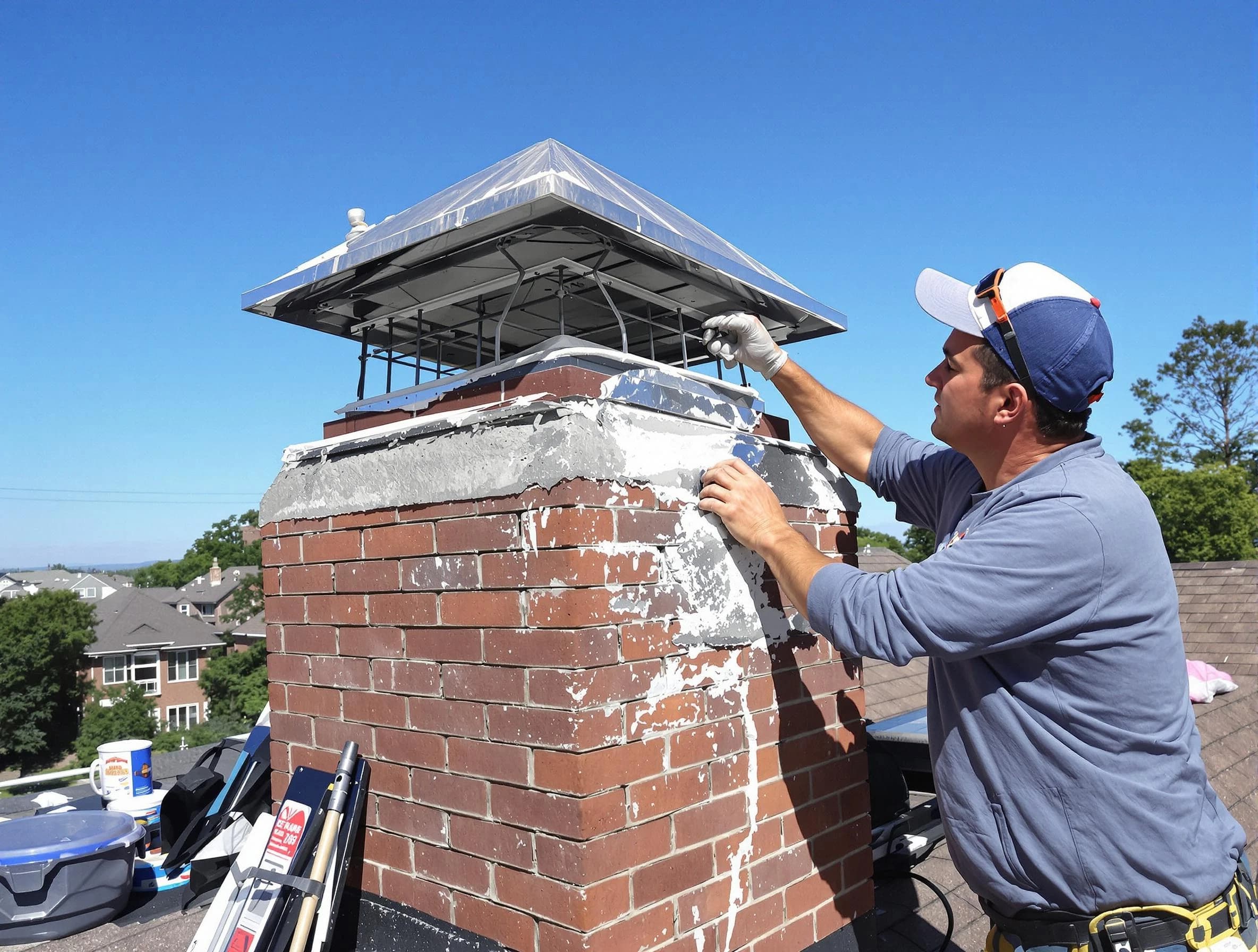 Chimney Crown Services service in Mount Pleasant, TN